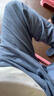 浪莎睡衣男款春四季款26年新款纯棉100%长袖可外穿大码男士家居服套装 01N10706 XL （110-130斤） 实拍图