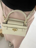 CHARLES&KEITH鳄鱼纹凯莉包手提斜挎婚包包女包生日礼物送女友CK2-50270880-1 Ivory象牙色 S 实拍图