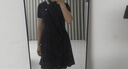 森马（Semir）连衣裙女夏季撞色polo领短裙字母运动风学院风百褶裙101325114051 实拍图