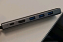 山泽Type-c扩展坞USB3.0千兆网口拓展坞分线器雷电4转HDMI4k高清转接适用苹果MacBook/Mac mini DKK6 实拍图