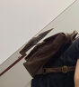 星昔双肩包日系JK制服学院风大容量女复古背包大学生上课书包生日礼物 咖色 实拍图