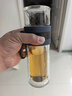 富光双层玻璃杯 泡茶杯茶水分离杯子 高硼硅玻璃水杯便携男女士290ML 实拍图