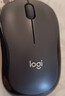 罗技（Logitech）M220 轻音鼠标 无线鼠标 办公鼠标 对称鼠标 带无线微型接收器 灰黑色 实拍图