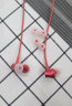 JZEPHF 耳机套入耳式耳机硅胶套塞套耳塞适用于三星小米索尼vivo华为魅族耳套配件耳帽帽硅胶 白透红 大中小各一对 实拍图