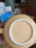 传旗马克杯 陶瓷咖啡杯带勺带盖牛奶早餐杯家用喝水杯子 阳光橙 实拍图
