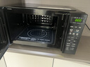 美的（Midea）微波炉烤箱一体机 小型家用平板易洁烧烤智能解冻20升微波炉  光波加热 钻石背板（M1-L201B） 实拍图