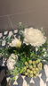 吕姆克仿真花摆件假花花束客厅桌面仿真植物玫瑰半夏白绿仿真花盆栽5555 实拍图