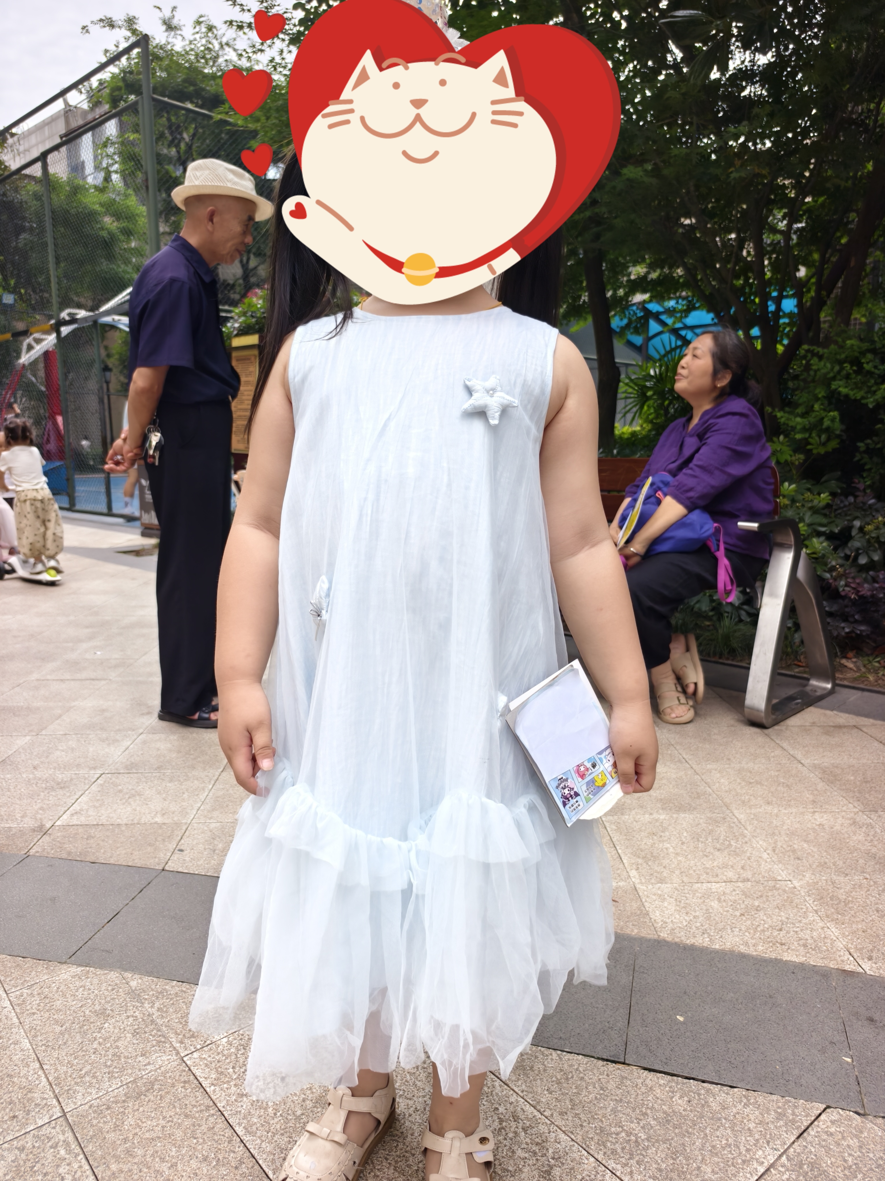 皇室童缘女童梦幻网纱背心裙26夏款童装时尚连衣裙中大童 实拍图