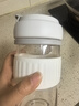 乐扣乐扣（LOCK&LOCK）咖啡杯耐热玻璃水杯子男女学生便携式双饮吸管杯随手杯500ML黄色 实拍图