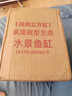金晶超白玻璃桌面鱼缸小型家用办公室生态懒人全套造景小缸水草缸 裸缸+防滑垫 15*15*20 实拍图