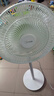 美的（Midea）【幸运草安睡1S】一级能效直流变频声控电风扇家用遥控卧室静音落地扇台式桌面抗菌大风力转页扇 实拍图