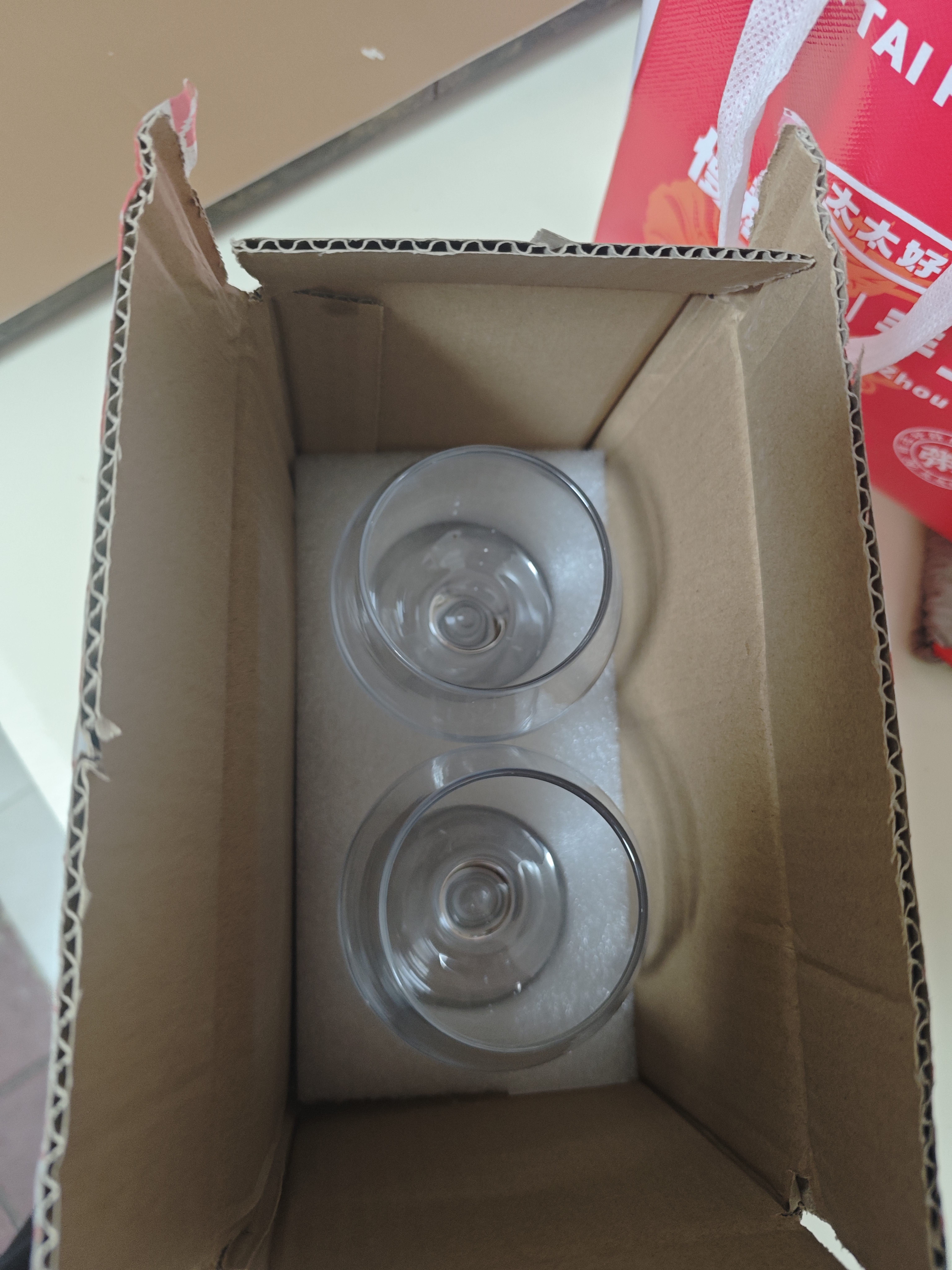 拜杰威士忌酒杯洋酒杯红酒杯葡萄酒杯水晶玻璃酒具 2个装340ML 实拍图