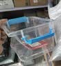透明首饰盒可装发圈发夹玩具杂物碎物品整理塑料加厚 【蓝色】19.5*15*10cm（带盖子） 1个装 实拍图