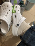 卡骆驰（CROCS）贝雅洞洞鞋男鞋女鞋轻便耐磨一脚蹬拖鞋休闲鞋百搭花园鞋|10126 白-100(含智必星) 37 /38(230mm) 实拍图