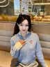 柯芙尼 925银蓝眼泪项链女2026新款轻奢高级感锁骨链吊坠生日礼物送女生 实拍图