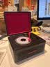 WHATPLUSC300一体式CD机发烧友专辑播放器 复古CD播放机 唱片机造型 蓝牙音响 蓝牙cd机 礼物 黑粉2代 实拍图