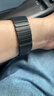 JINGZ适用苹果手表iwatch s10/s11表带纯钛金属ultra3/2钛合金apple watch磁吸9/8/7/6米兰尼斯夏季男女 新【黑色】纯钛丨磁吸45/46/44/49mm 实拍图