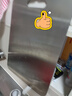 欧乐菲（OLOFE）304不锈钢菜板砧板切菜板水果案板擀面板揉面板饺子板宝仕康系列 双面一体不锈钢特大号28*39 实拍图