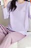 南极人2026年新款女士睡衣女春夏季100%纯棉抗菌套头长袖可外穿家居服L 实拍图