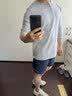 马登工装美式复古重磅亨利衫长袖T恤男开领硬汉内搭纯棉打底衫 花灰色 【内搭体恤/阿美咔叽穿搭/外穿开领薄款上衣】 XL 实拍图