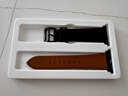 MSSM适用苹果手表表带apple watch爱马仕款iwatch S11小牛皮真皮表带ultra3/2/S10/9/Se3商务表带 黑色 实拍图