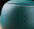 融达陶瓷茶叶罐密封罐家用存茶罐储存罐瓷罐绿茶红茶普洱储茶罐订制 黛绿金宝茶叶罐(通用版) 850ml 实拍图