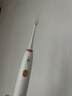 博皓（prooral）声波电动牙刷男女士专用成人电动牙刷情侣 自动牙刷智能电动牙刷便携正畸软毛刷头 升级T39 月牙白 实拍图