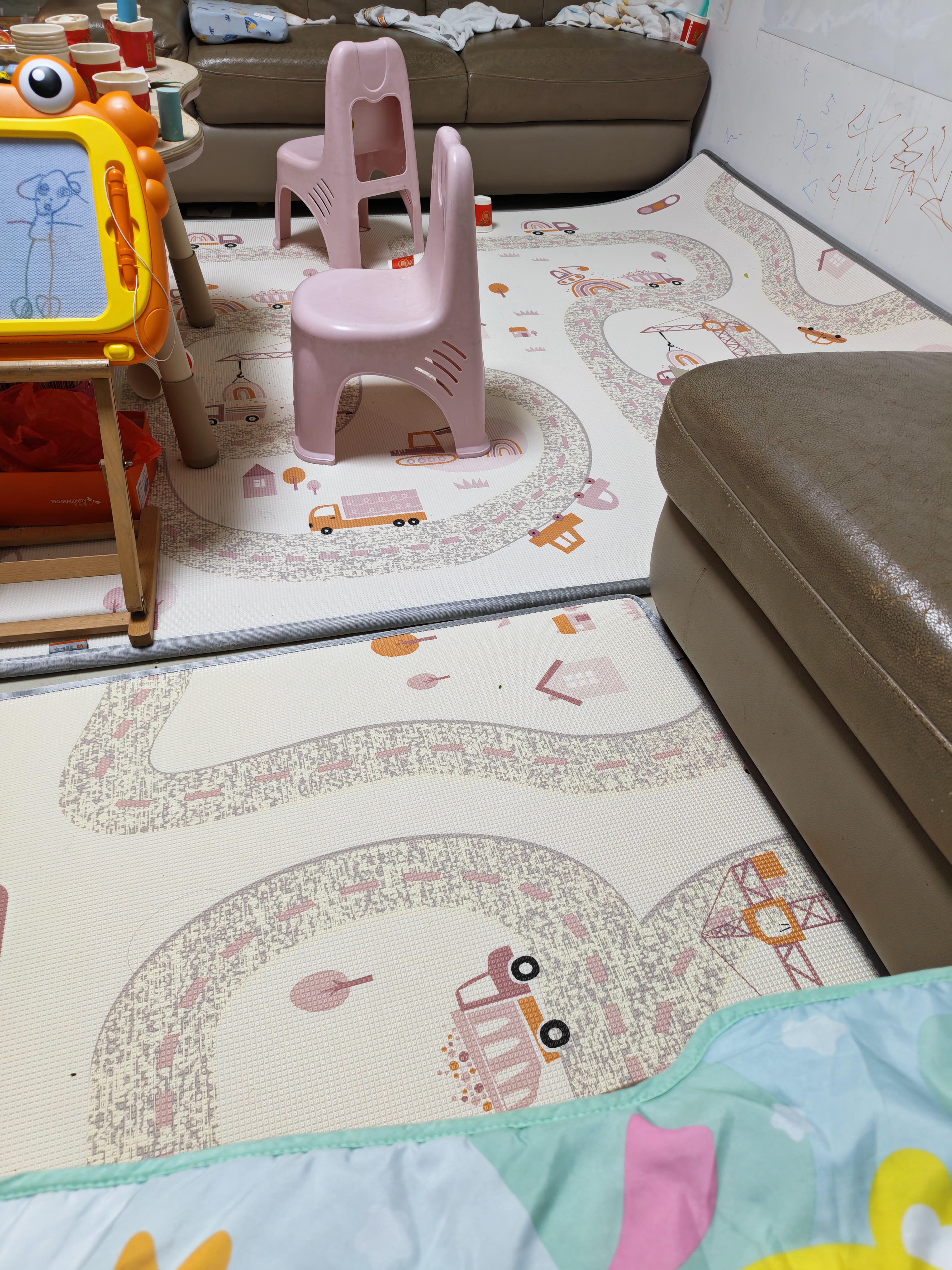 曼龙IXPE安芯垫婴幼儿爬行垫宝宝爬爬垫整体垫防滑垫 180*200*2.5cm 实拍图