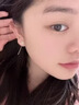 BJYLS999纯银针雪花耳钉女养耳洞流苏耳线足银针耳环2026轻奢高级耳饰 【999足银耳链】雪花耳线一对 实拍图