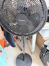 美的（Midea）【超级单品】七叶轻音立式电风扇家用柔风落地扇台式桌面小型风扇大风量节能摇头宿舍电扇 SAF30AB 实拍图
