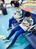 探路者（TOREAD）旗舰 儿童凉鞋男女中大童鞋春夏季款透气运动溯溪鞋 藏蓝\白色 38 实拍图