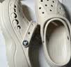 卡骆驰（CROCS）贝雅云彩女士洞洞鞋休闲鞋|208186 冬日白-11S    37/38(240mm) 实拍图