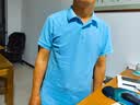 丝光棉100纯棉短袖T恤男士翻领纯色230g夏季新款百搭Polo衫上衣 浅蓝色 L 175/92A 实拍图