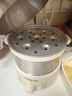 九阳（Joyoung）蒸蛋器 煮蛋器 定时 自动断电安心用 小型316L不锈钢多功能 双层蒸煮鸡蛋早餐神器ZD14-GE330 实拍图