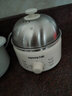 九阳（Joyoung）蒸蛋器 煮蛋器 定时 自动断电安心用 小型316L不锈钢多功能 双层蒸煮鸡蛋早餐神器ZD14-GE330 实拍图