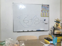 得力(deli)120*90cm悬挂白板 白板写字板 黑板 磁性悬挂式小白板 实心纤维板芯黑板 教学家用白板 实拍图