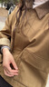 优衣库女装男装休闲短茄克/巴恩风外套夹克483807 484664 483807/33卡其色 M 实拍图