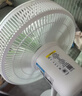 美的（Midea）【超级单品】七叶轻音立式电风扇家用柔风落地扇台式桌面小型风扇大风量节能摇头宿舍电扇 SAF30AB 实拍图