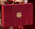 墨斗鱼结婚订婚彩礼盒加厚彩礼箱礼金箱聘礼提亲盒红色钱箱礼盒可装30万 实拍图