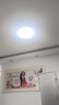 惠普精工led卧室吸顶灯三防灯超薄简约儿童书房餐厅阳台过道灯具37CM白光 实拍图