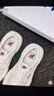 斐乐（FILA）岩行帆布鞋丨帆布鞋26夏季男女鞋情侣FOSSO 1+透气小白鞋休闲鞋 奶白/初雪白-GA 38.5 实拍图