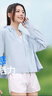 浪莎（LangSha）防晒衣女士冰丝款高倍防晒防紫外线凉感连帽夏季透气披肩皮肤衣服 实拍图