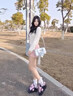 COW&KITTY波士顿包女生礼物正品2026新款可爱小熊手提包斜挎包设计感单肩包 天蓝色【赠挂件+礼盒】 实拍图