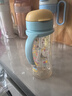 贝亲（Pigeon）防胀气 自然成长翻盖直饮吸管 大童奶瓶330ml 马戏团 18月+ AA279 实拍图