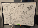 得力120*90cm支架白板 白板写字板书写稳固移动升降教学辅导办公会议磁性黑板家庭33725【销冠系列】 实拍图