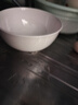 陶相惠骨瓷面碗汤碗釉下彩7英寸家用大容量吃泡面微波炉纯白陶瓷碗2只装 实拍图
