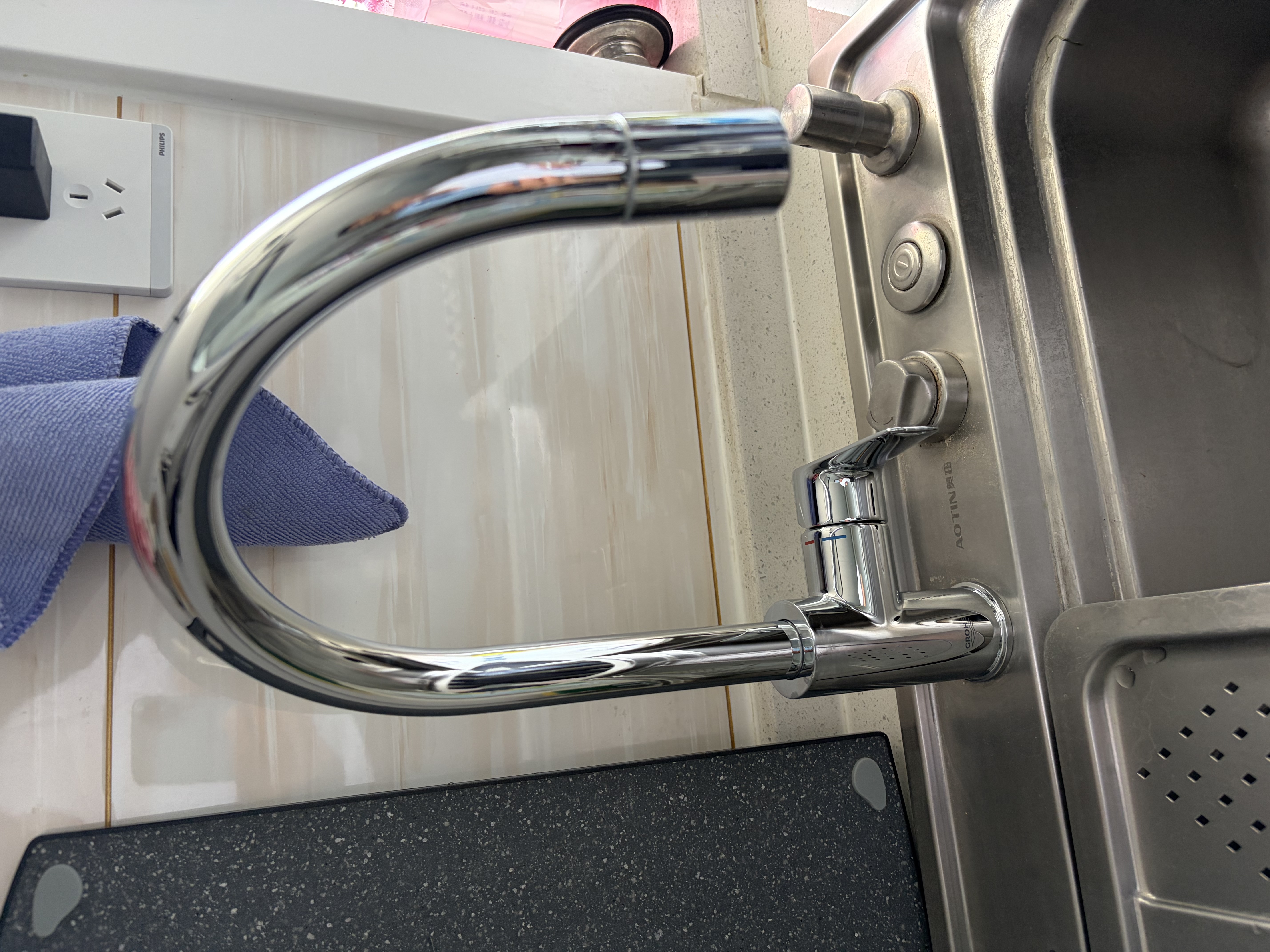 高仪（GROHE）厨房龙头 旋转抽拉冷热水 C型抽拉龙头 家用水槽洗菜龙头 实拍图