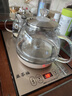 益茶福全自动上水电热水壶底部上水嵌入式电茶炉烧水壶烧水一体机玻璃煮茶壶保温泡茶壶开水壶 1L 保温玻璃套装SQ-008金色 实拍图