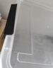 禧天龙塑料衣物收纳箱玩具整理箱车载储物箱55L 透明 1个装 带轮 实拍图