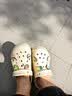 卡骆驰（CROCS）贝雅云彩女士洞洞鞋休闲鞋|208186 冬日白-11S    39 (250mm)   实拍图